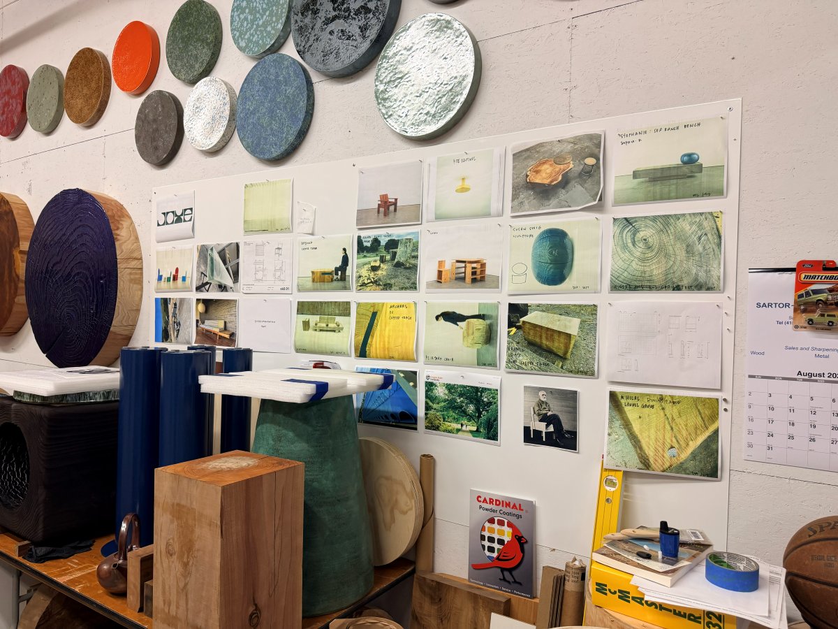 Jesse Schlesinger's studio